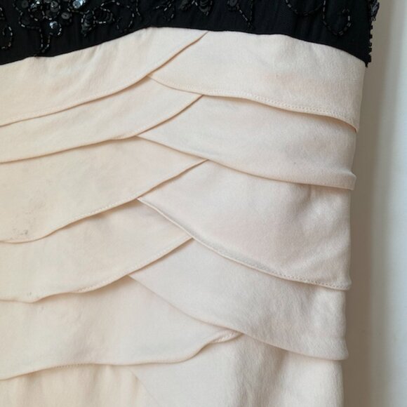 Vintage Y2K Beaded Ruffles Minidress - Picture 3 of 5